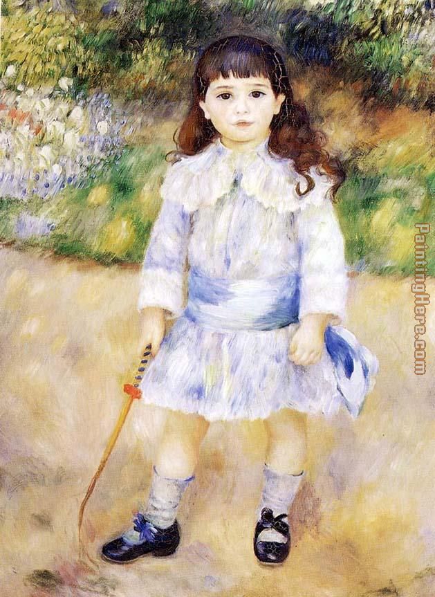 Child with a Whip painting - Pierre Auguste Renoir Child with a Whip art painting